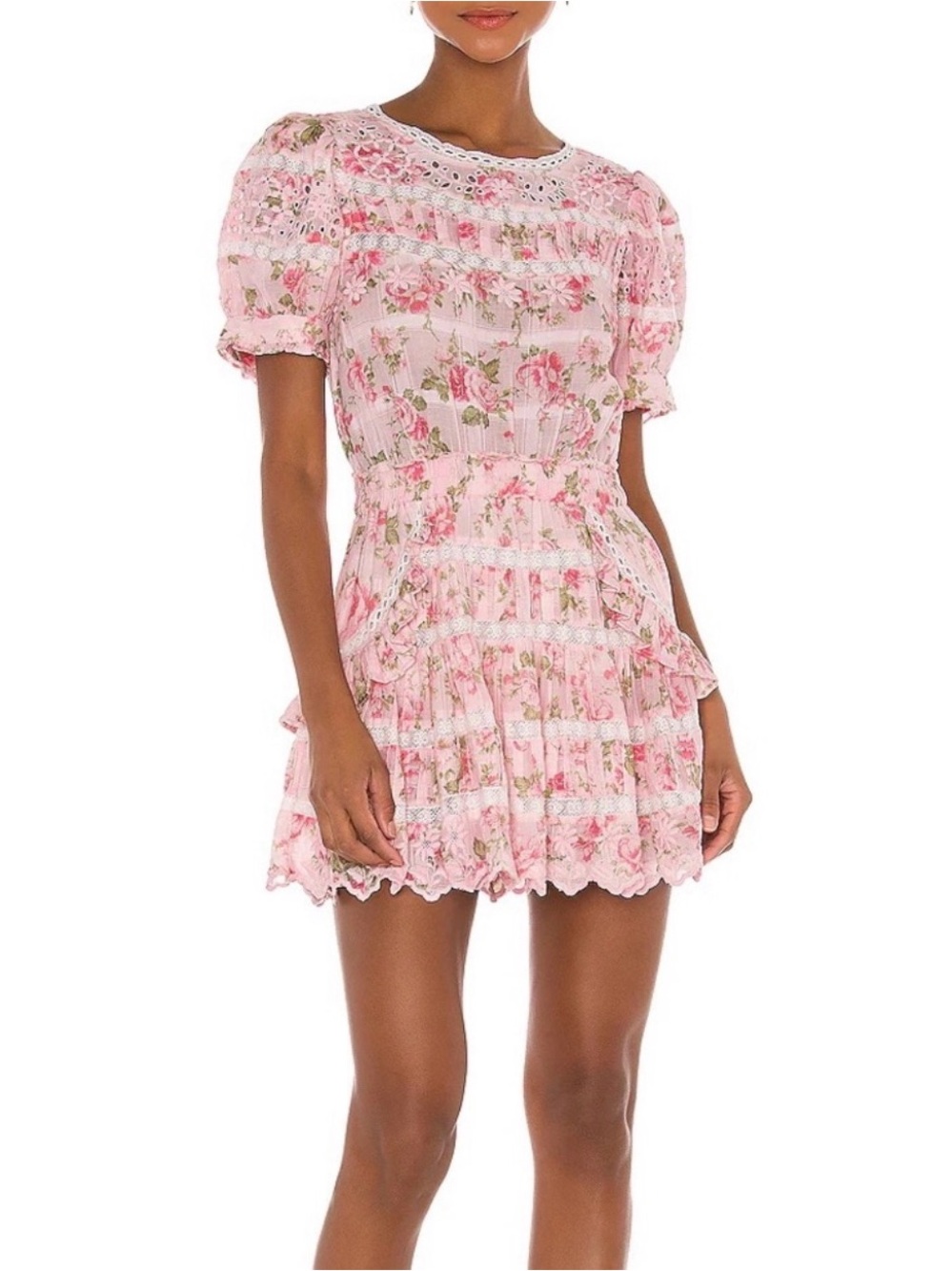 LoveShackFancy's mini Augustine Dress, NWT Size M - Picture 10 of 14
